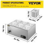 VEVOR 110V Commercial Food Warmer