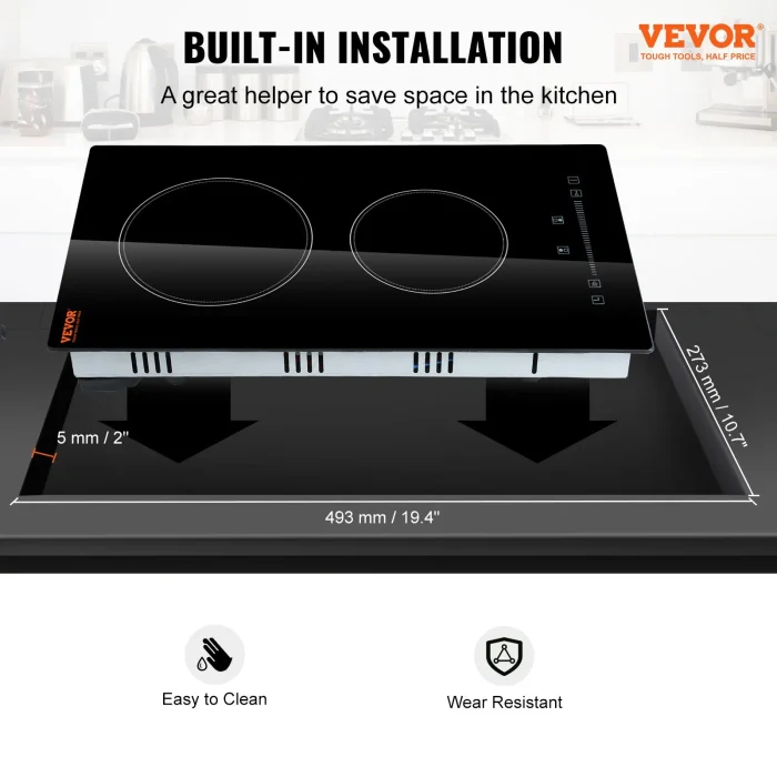 VEVOR Built in Electric Stove Top