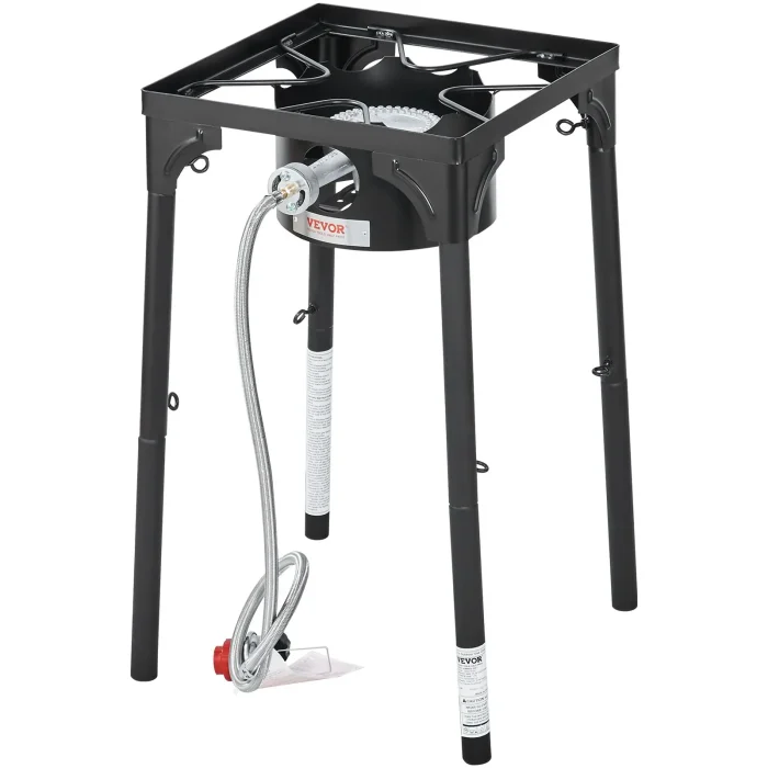 VEVOR Single Burner Outdoor Camping Stove, 30,000-BTU