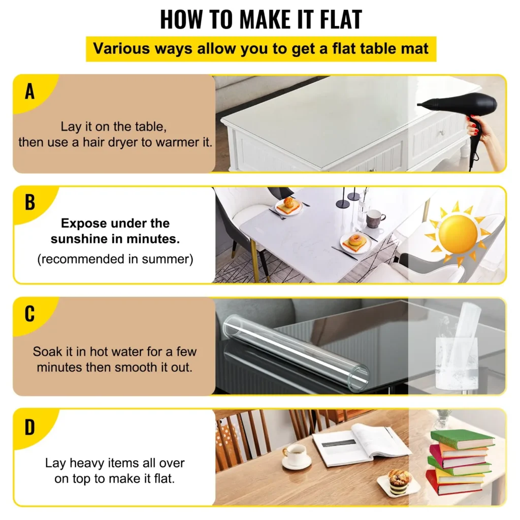 VEVOR Plastic Table Cover