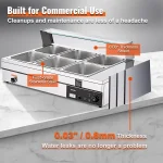 VEVOR 6-Pan Commercial Food Warmer