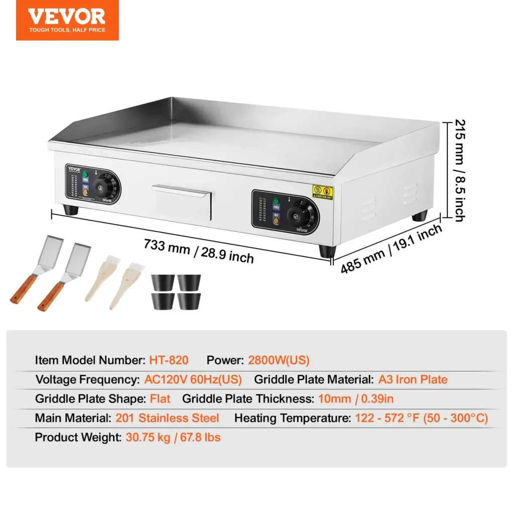 VEVOR Flat Top Grill