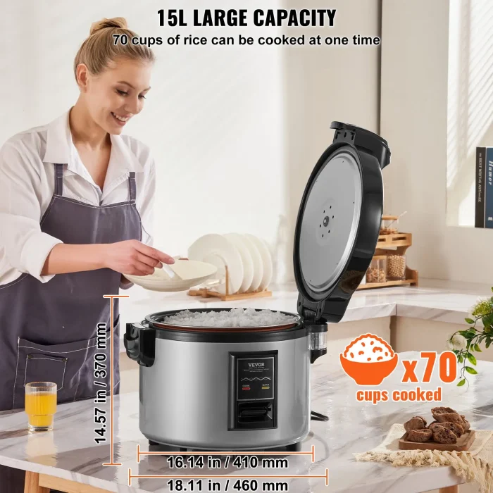 VEVOR 70-Cup Rice Cooker