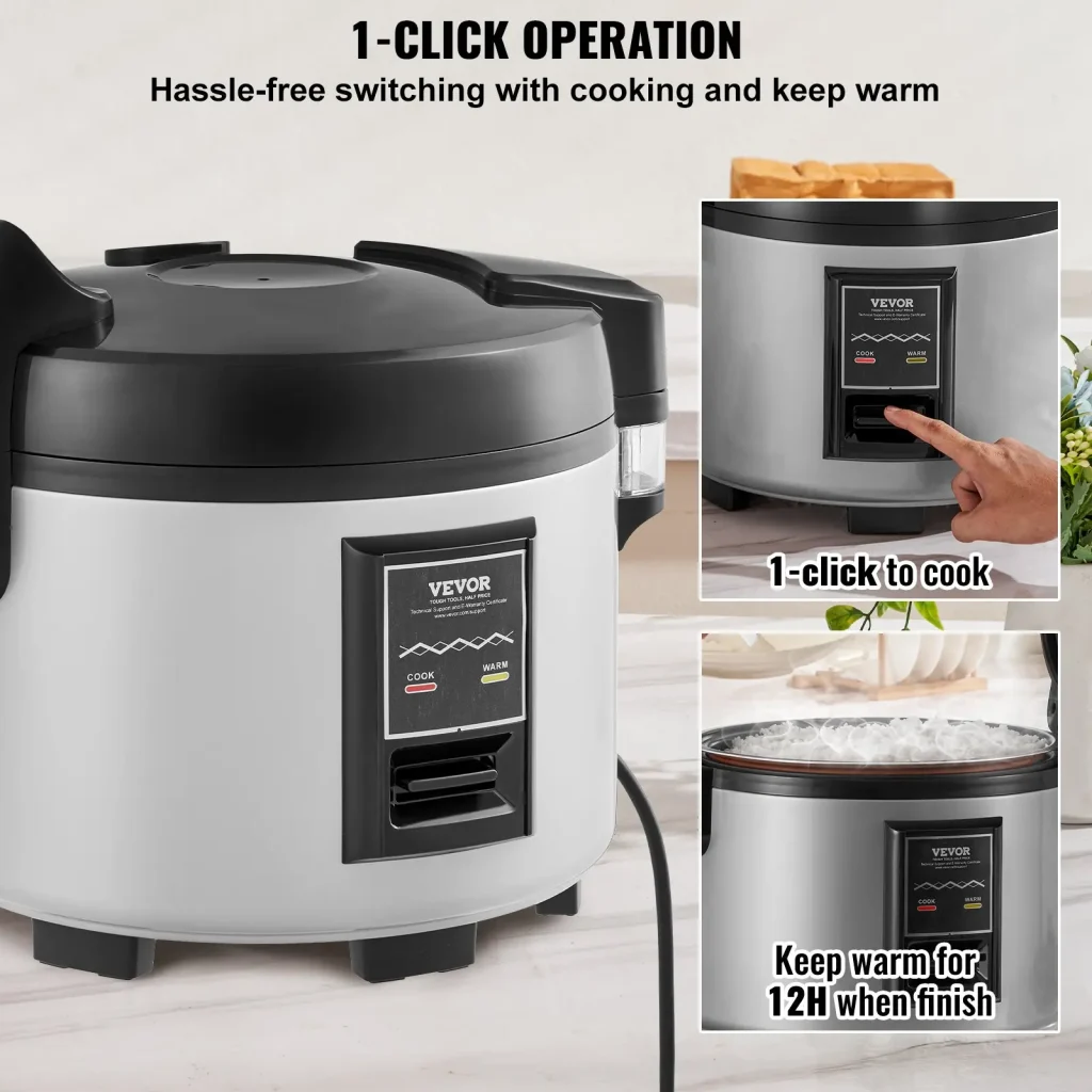 VEVOR 70-Cup Rice Cooker