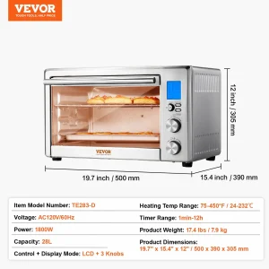 VEVOR 13-IN-1 Air Fryer Toaster Oven